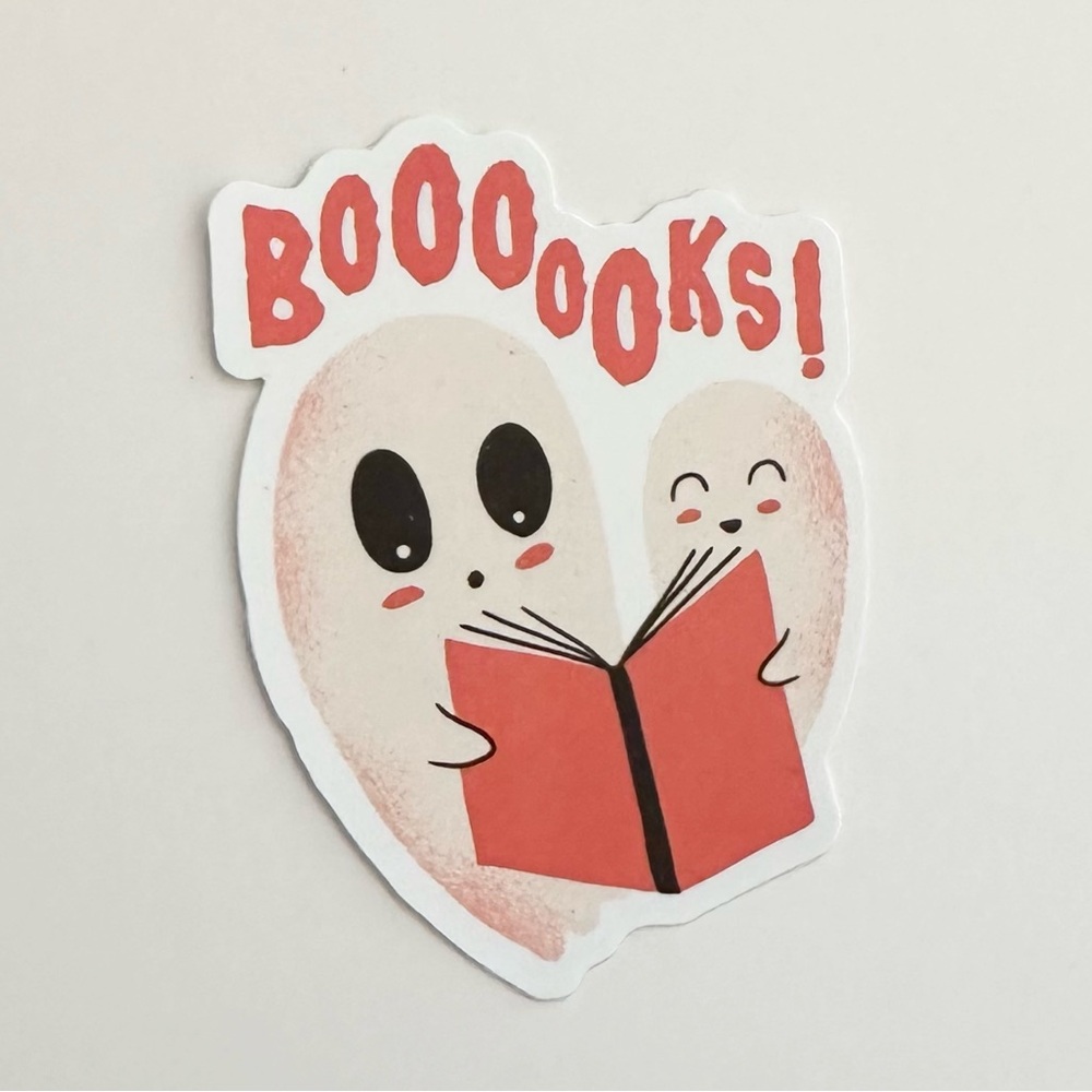 10/$10 Cute Ghosts & Book Sticker